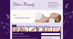 Desktop Screenshot of librabeauty.co.uk