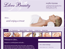 Tablet Screenshot of librabeauty.co.uk